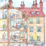 hus O╠êppen gavel