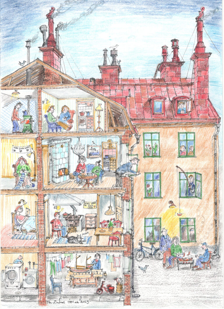 hus O╠êppen gavel